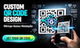 create a professional qr code with logo