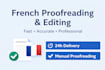 proofread and correct your french text professionally