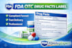 create fda compliant otc drug facts label