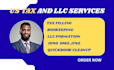 prepare and file US tax returns  and llc formation