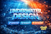 make you a cool underwater text background