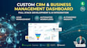 build a custom CRM and business management dashboard