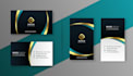 design a modern professional business card and certificate