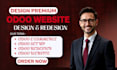 design a professional and customize odoo website and e commerce site