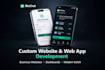 build a modern web app or business dashboard with ai features