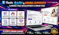 build flazio saas builder aruba supersite landing page development error fixes