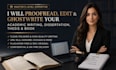 proofread, edit, ghostwrite your academic writing, book, dissertation and thesis