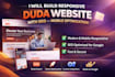 build a responsive duda website with SEO and mobile optimization