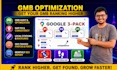 do local SEO to rank your google my business on maps and 3 pack