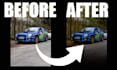 do car photography edit, retouch and post procesing