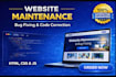 fix bugs and do website maintenance for your HTML CSS  site