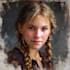 make artistic oil painting on oil canvas
