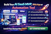 be your bubble io, adalo, glide, web app, no code automation tool saas developer