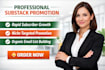 virally promote your substack page link substack newsletter increase subscribers