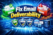 fix email deliverability spf dkim dmarc dns record stop spam for inbox placement