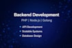 scalable web backend development in PHP node js golang