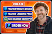 create framer website design, framer landing page, seo, framer developer