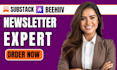 setup and manage your substack newsletter and beehiiv newsletter account