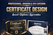 do modern award diploma certificate