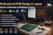 do a professional pcb design and layout circuit, schematic multilayer design