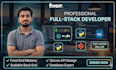 develop, design, build and debug websites as a full stack