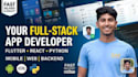 build your full stack app using flutter, native and python
