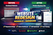 build a modern business website with admin dashboard