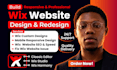 do wix website design and redesign, wix website redesign, wix studio design, SEO