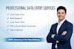 do professional data entry with confidential handling