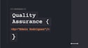 software QA engineer, web, mobile and API testing