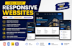 build responsive HTML CSS javascript websites