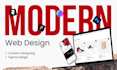create a responsive website and landing page UI UX design