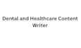 write dental and healthcare content