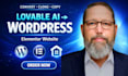 convert lovable to wordpress website clone lovable ai site with improved design