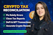 clean and reconcile your crypto tax software data