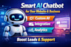 build ai chatbot development, ai mobile app, ai website development