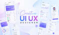 do figma ui ux design, app design, website design, landing page