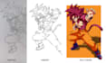 draw a custom dragon ball illustration