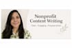 write nonprofit and sustainability content