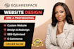 edit and redesign your squarespace website