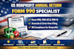 prepare and e file US nonprofit annual return