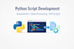 write python scripts for automation, tasks, data processing and apis