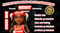 do reddit SEO post, comment for business brand website link