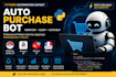 build python auto purchase bot for pokémon center jp, amazon jp, mercari, rakuma