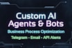 do custom bots ai bots automation API
