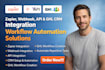 setup zapier, webhook integration, API integration, ghl crm, workflow automation