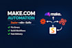 setup make com automation fix make com made com make zapier automation n8n softr