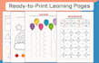 design printable learning activities and worksheets