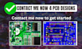 do custom pcb iot pcb ciruit design schematic esp32 layout in altium, kicad, iot