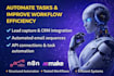 do n8n business task automation ai zapier agent workflow chatbox api integration